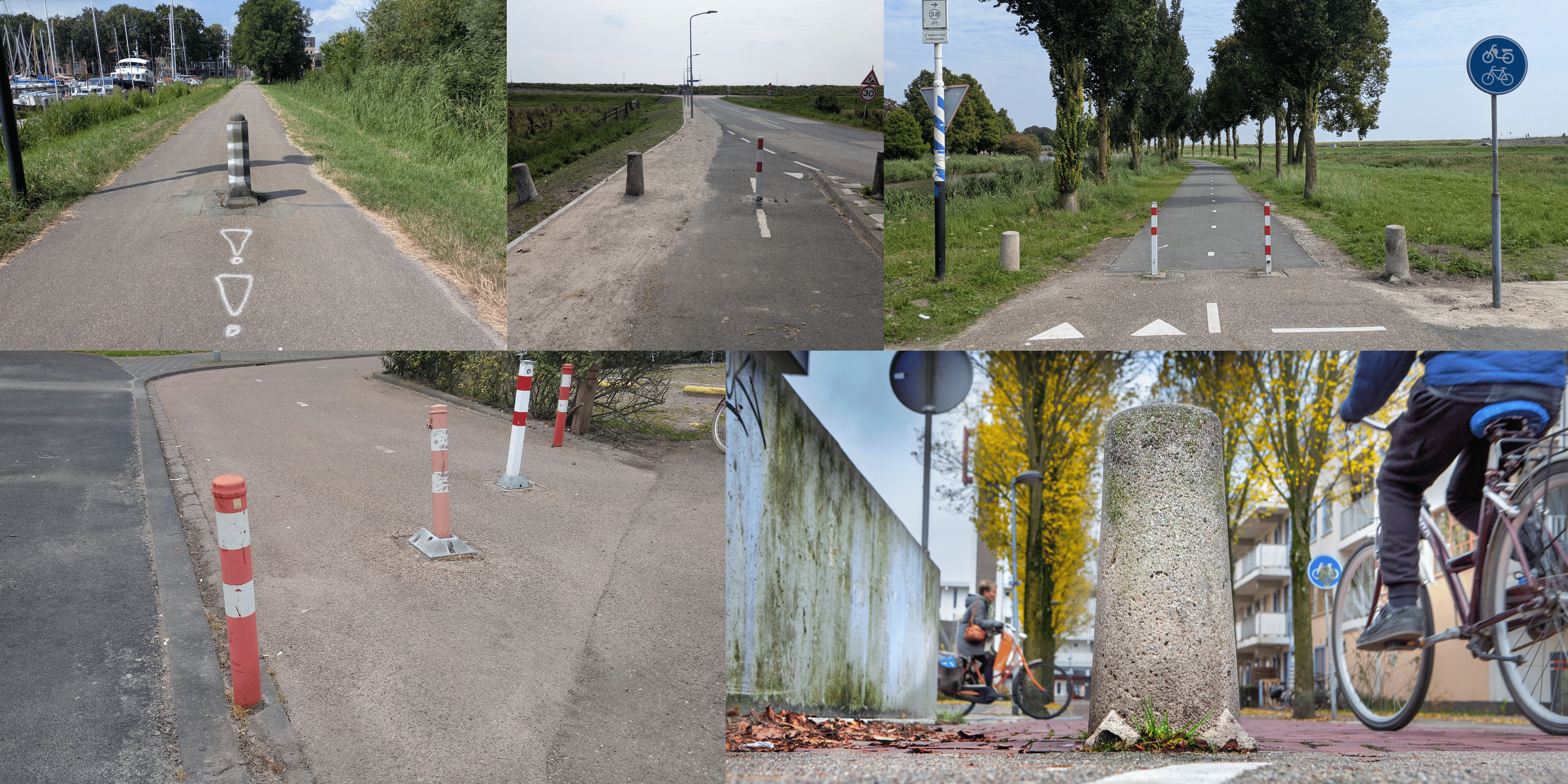 Rotterdam cyclists can help map dangerous bike path bollards during Paaltjescheckdag on 19 September, organised by Fietsersbond and Haskoning.